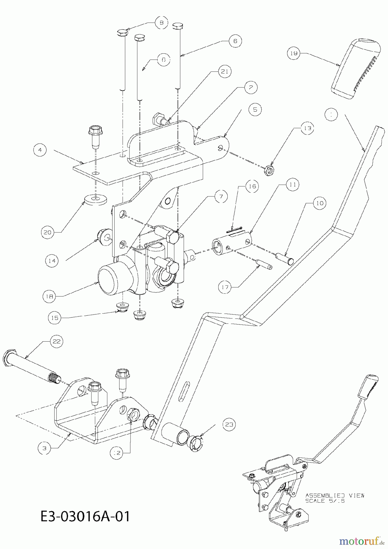 Massey Ferguson Kompakttraktoren MF 22-20 GC 54AE52L-695 (2007) Ventilblock