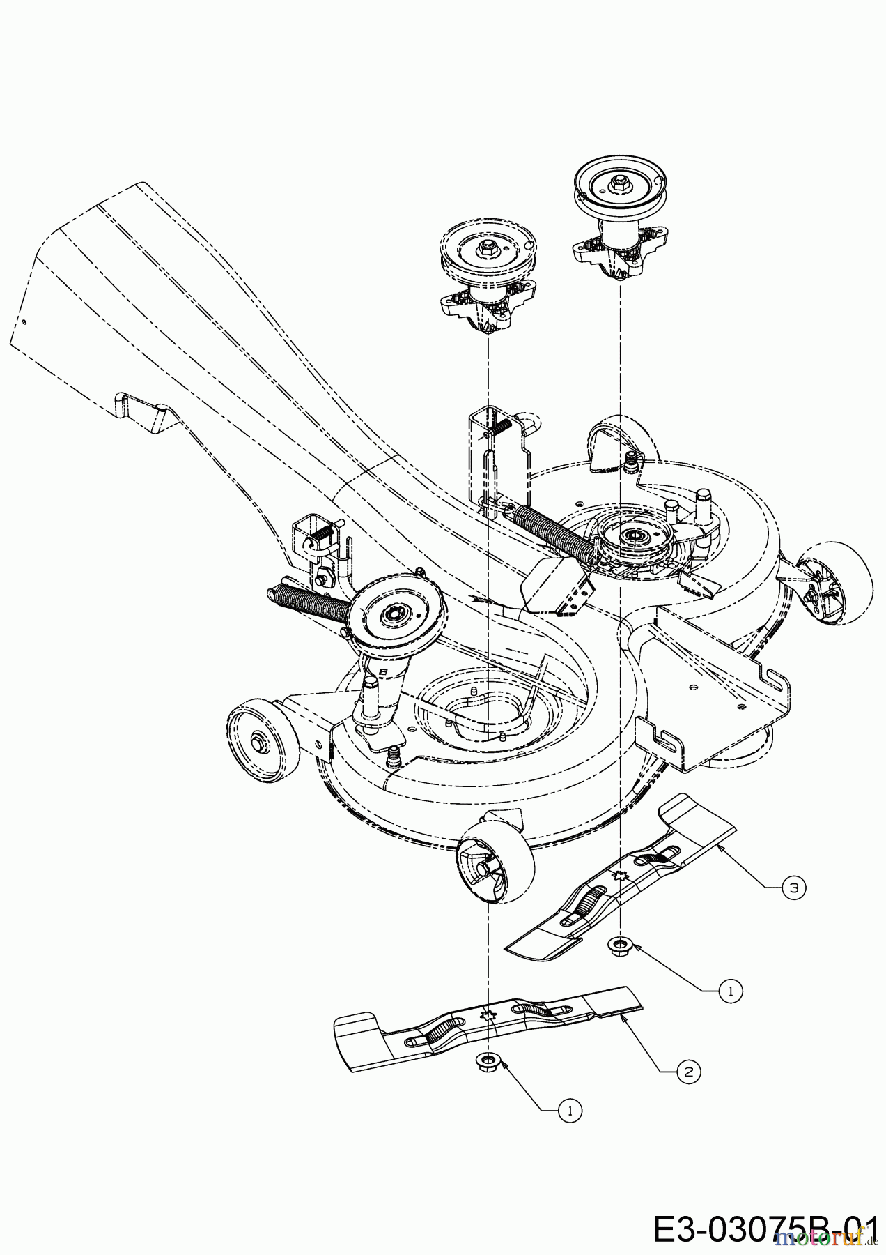 Greenbase Rasentraktoren V 180 I 13HT99KE618 (2016) Messer