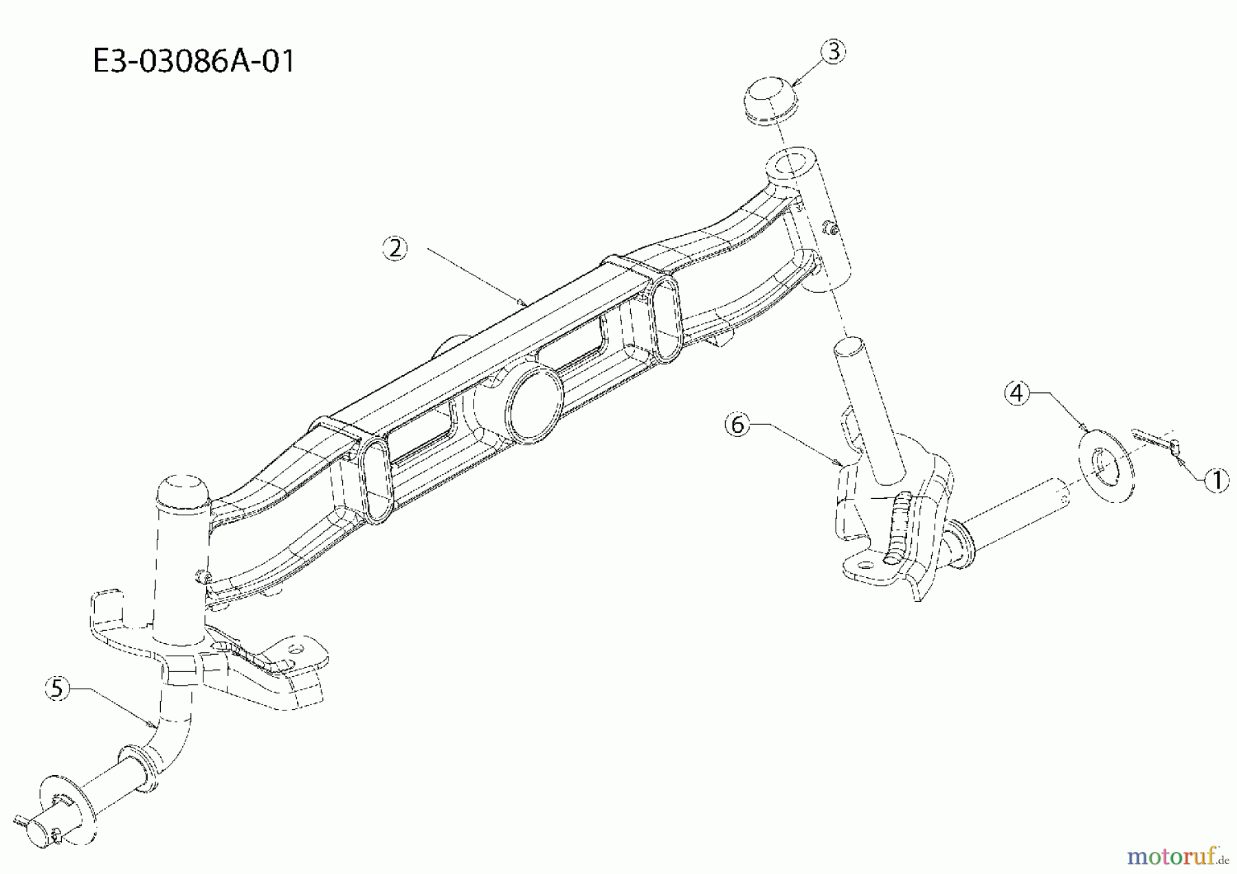 Massey Ferguson Rasentraktoren MF 42-20 SD 13AE11CG695 (2007) Vorderachse
