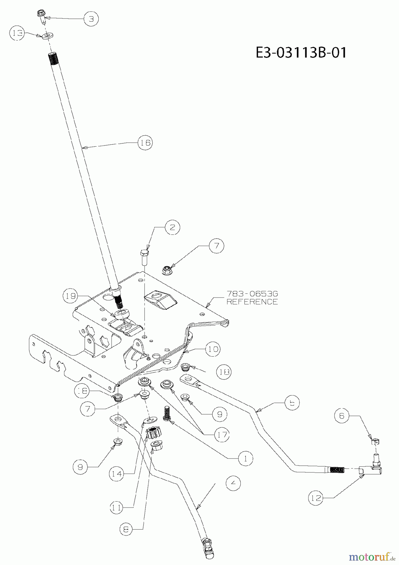  Cub Cadet Rasentraktoren CC 1015 13AV11CF603  (2008) Lenkung