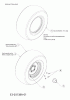 Cub Cadet 4x4 Camostyle 37AP467D603 (2007) Ersatzteile Räder hinten 25x11-12