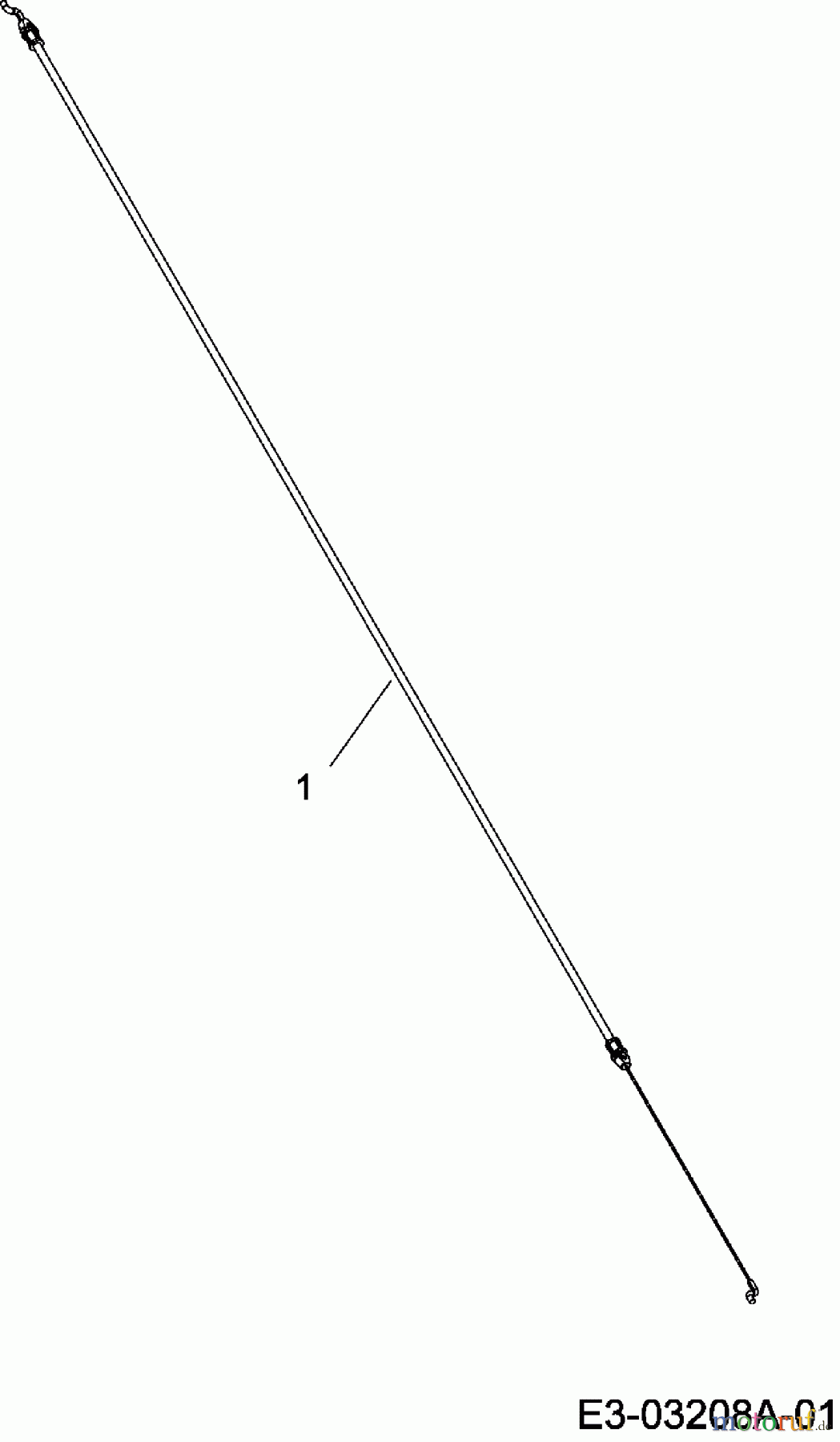 Wolf-Garten Motormäher mit Antrieb BA 46 12C-J24M650 (2009) Bremszug