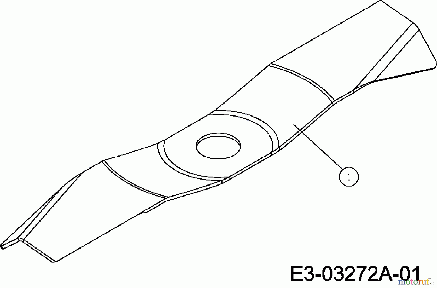 Terradena Elektromäher EM 1400 18D-N4S-651 (2008) Messer