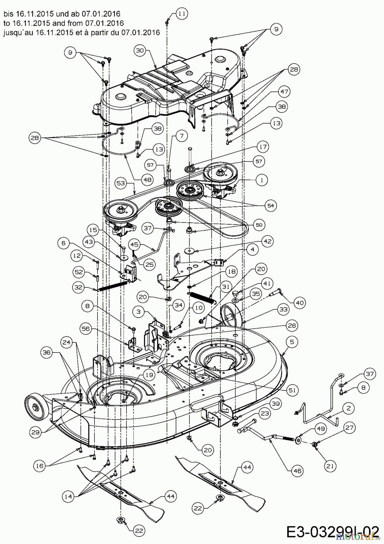  Tigara Rasentraktoren TG 19/107 H 13HJ79KG649  (2016) Mähwerk G (42
