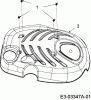 Mastercut SP 53 O 12BV84MF657 (2007) Ersatzteile Motorhaube M1
