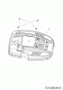 Wolf-Garten Select 4200 11A-LOJD650 (2014) Ersatzteile Motorhaube M3