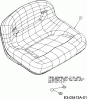 MTD 175/105 H 13A3497N676 (2008) Ersatzteile Sitz
