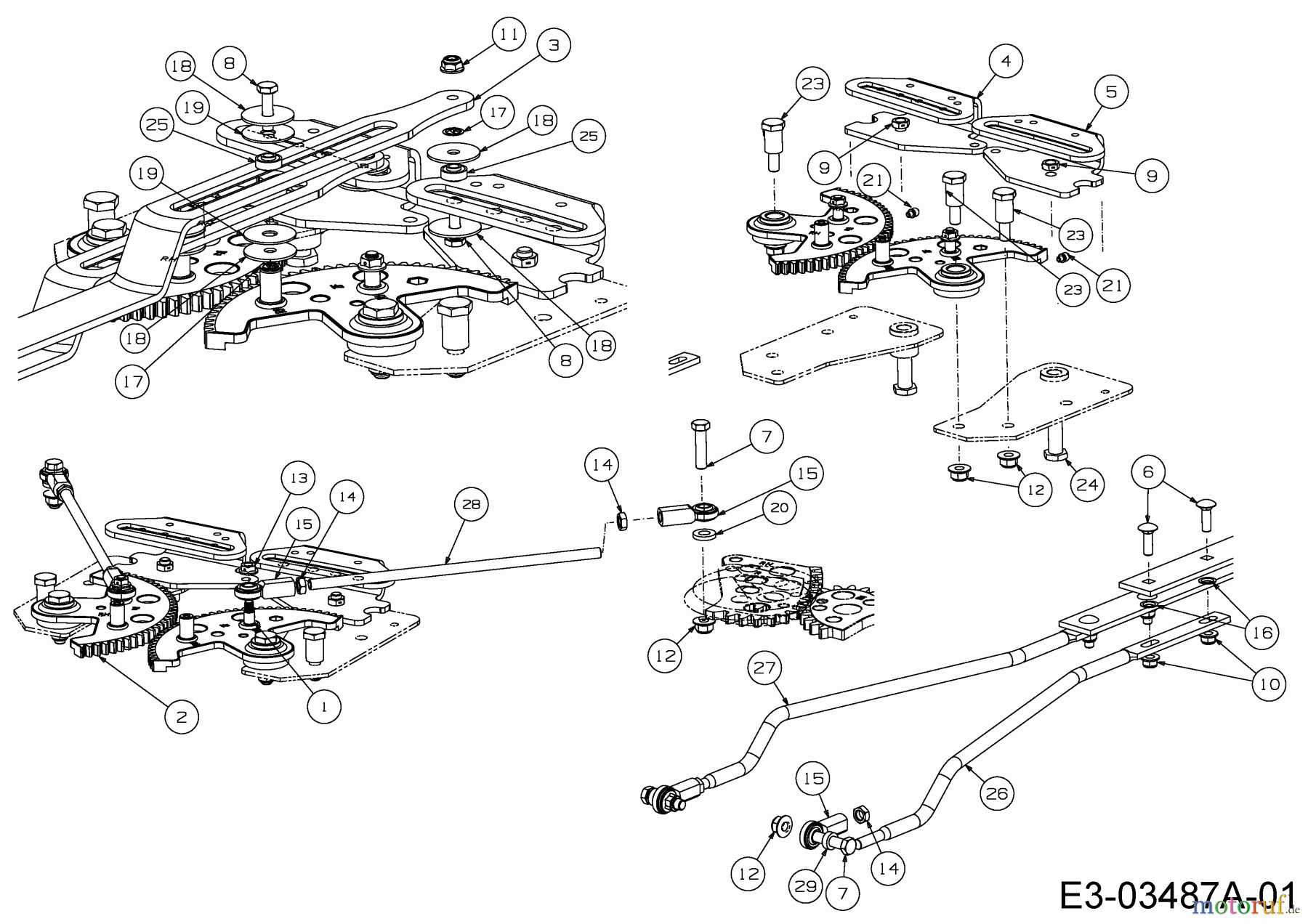  Cub Cadet Zero Turn Z-Force SZ 60 17ASDGHD010  (2015) Lenkung