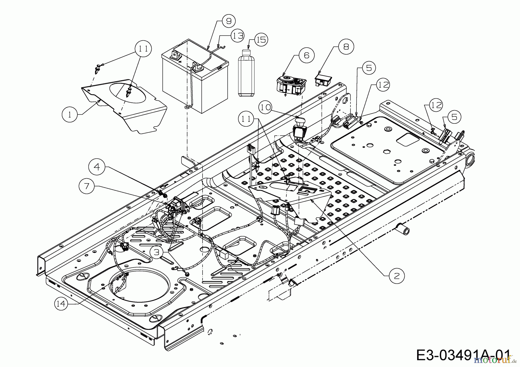  Cub Cadet Zero Turn Z-Force SZ 48 17AIDGHB010  (2014) Elektroteile