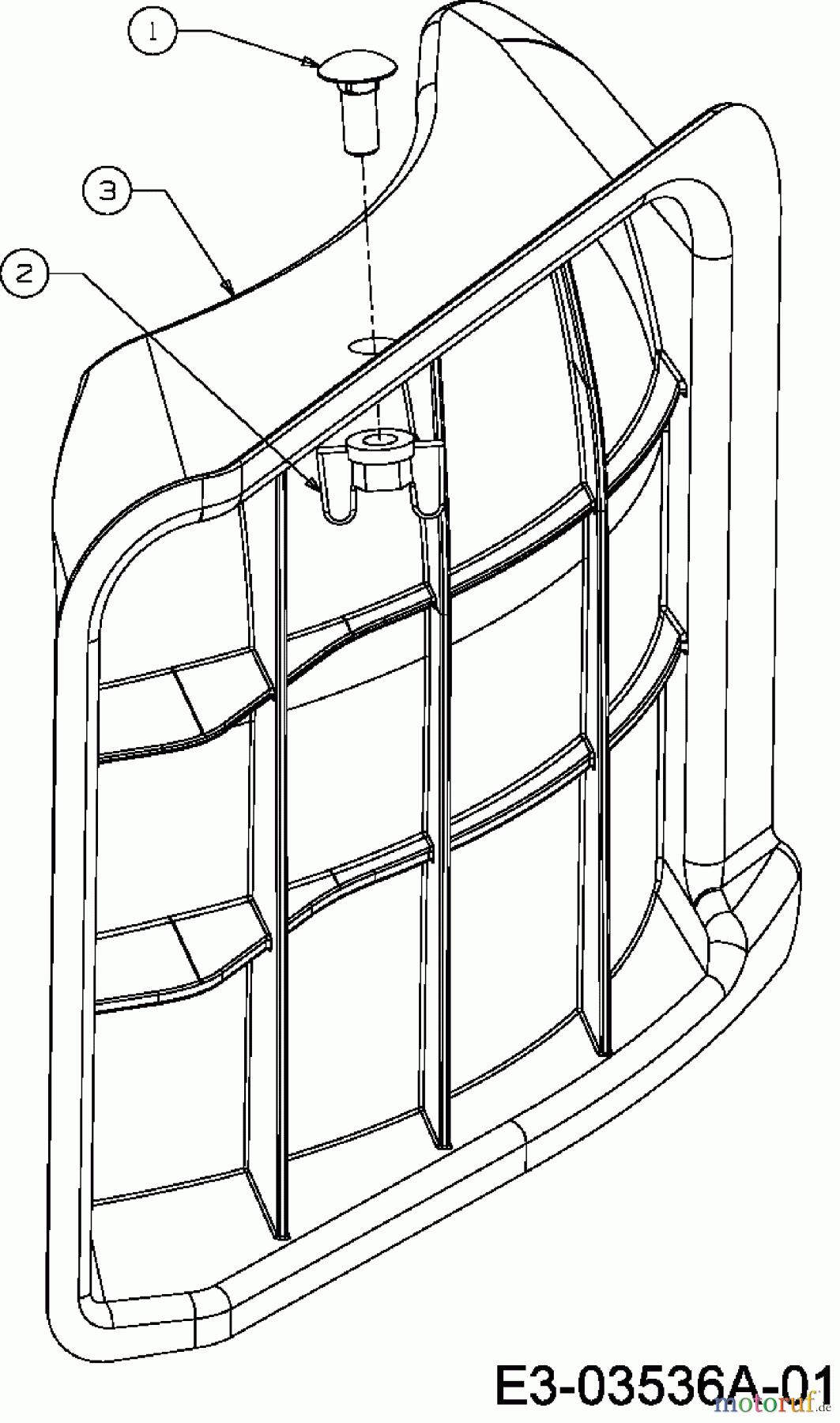  Yard-Man Rasentraktoren 604 H 13BT604H755  (2007) Mulch Kit