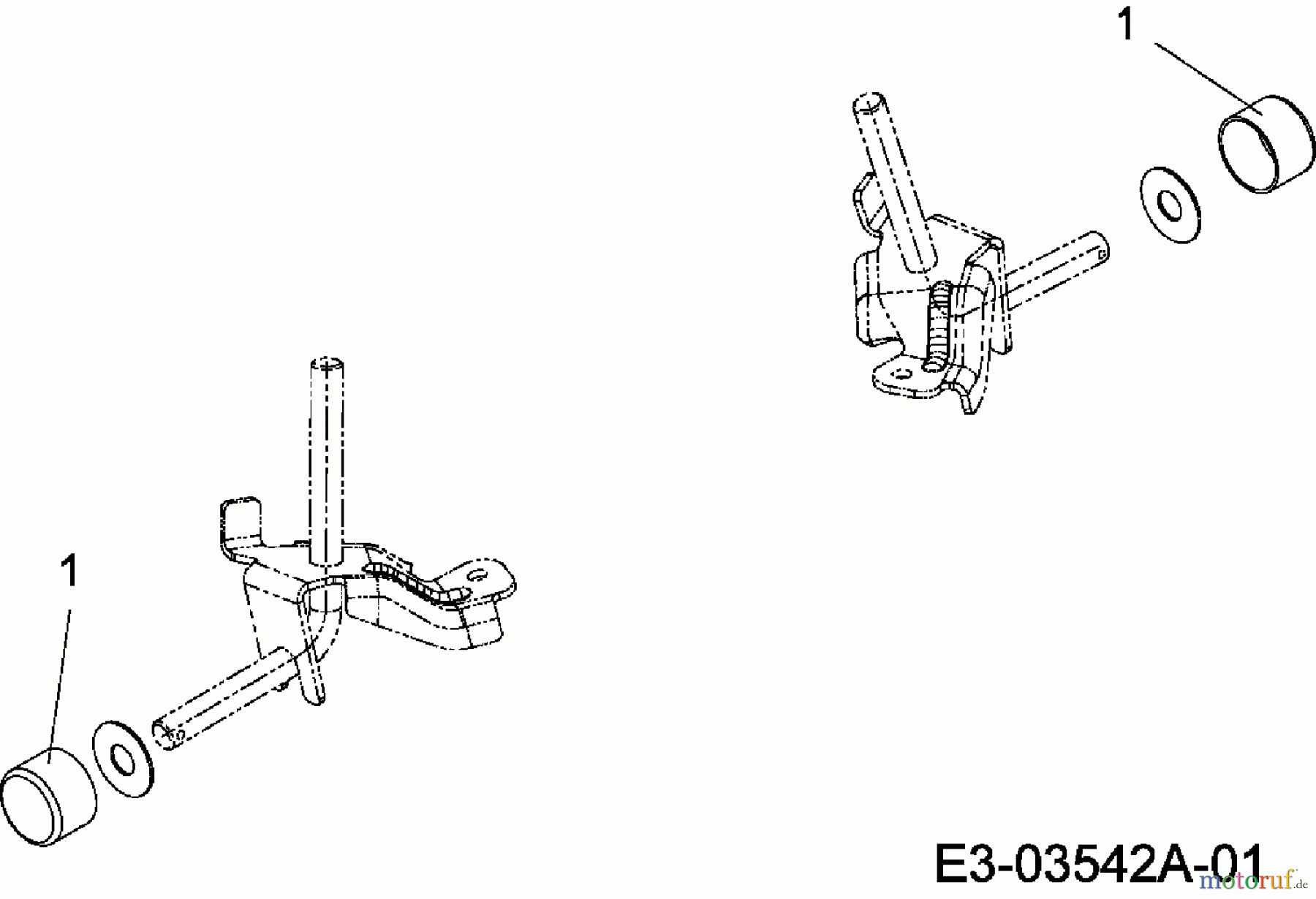 Gutbrod Rasentraktoren DLX 96 SA 13AV606F690  (2008) Radkappen