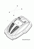 Fleurelle BM 48 OHV 11A-16ME619 (2008) Ersatzteile Motorhaube M2