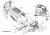 Bolens BL 155/92 AT 13A3785E684 (2008) Ersatzteile Motorhaube 5-Style