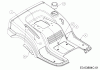 Qualcast LT 125-92 13HH765E639 (2014) Ersatzteile Sitzwanne