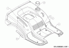 MTD DL 1050 TB 13HU76KN677 (2017) Ersatzteile Sitzwanne
