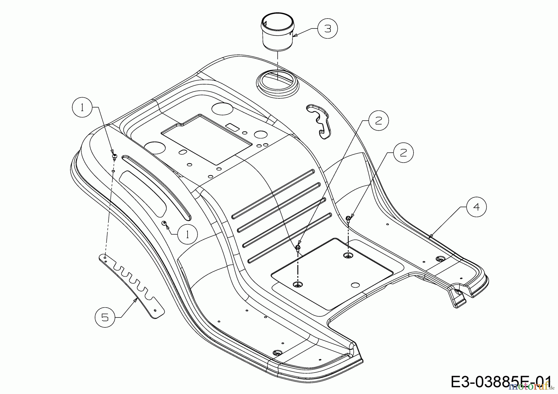 Cub Cadet Rasentraktoren CC 714 TC 13H276DC603 (2017) Sitzwanne