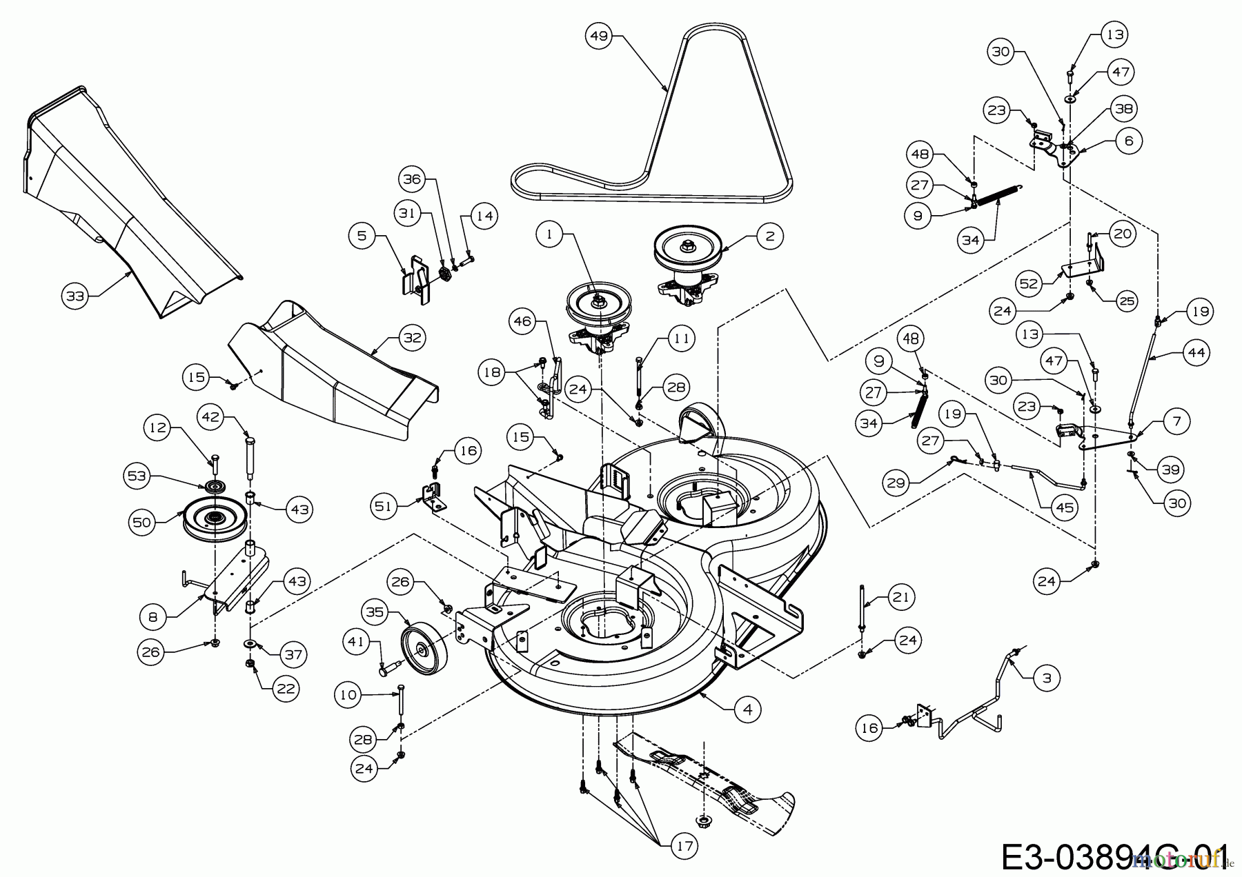 Dormak Rasentraktoren TX 42 H 13IN71SN699 (2017) Mähwerk N (41
