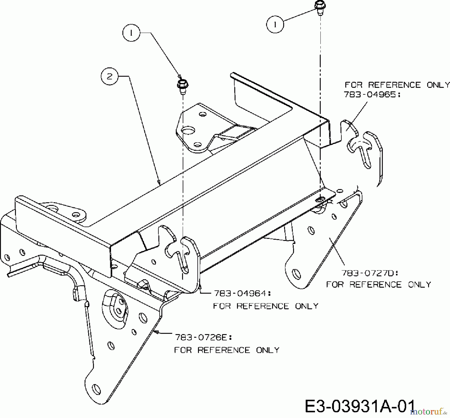  Massey Ferguson Rasentraktoren MF 48-25 RD 13BI51CJ695  (2008) Hitzeschutz