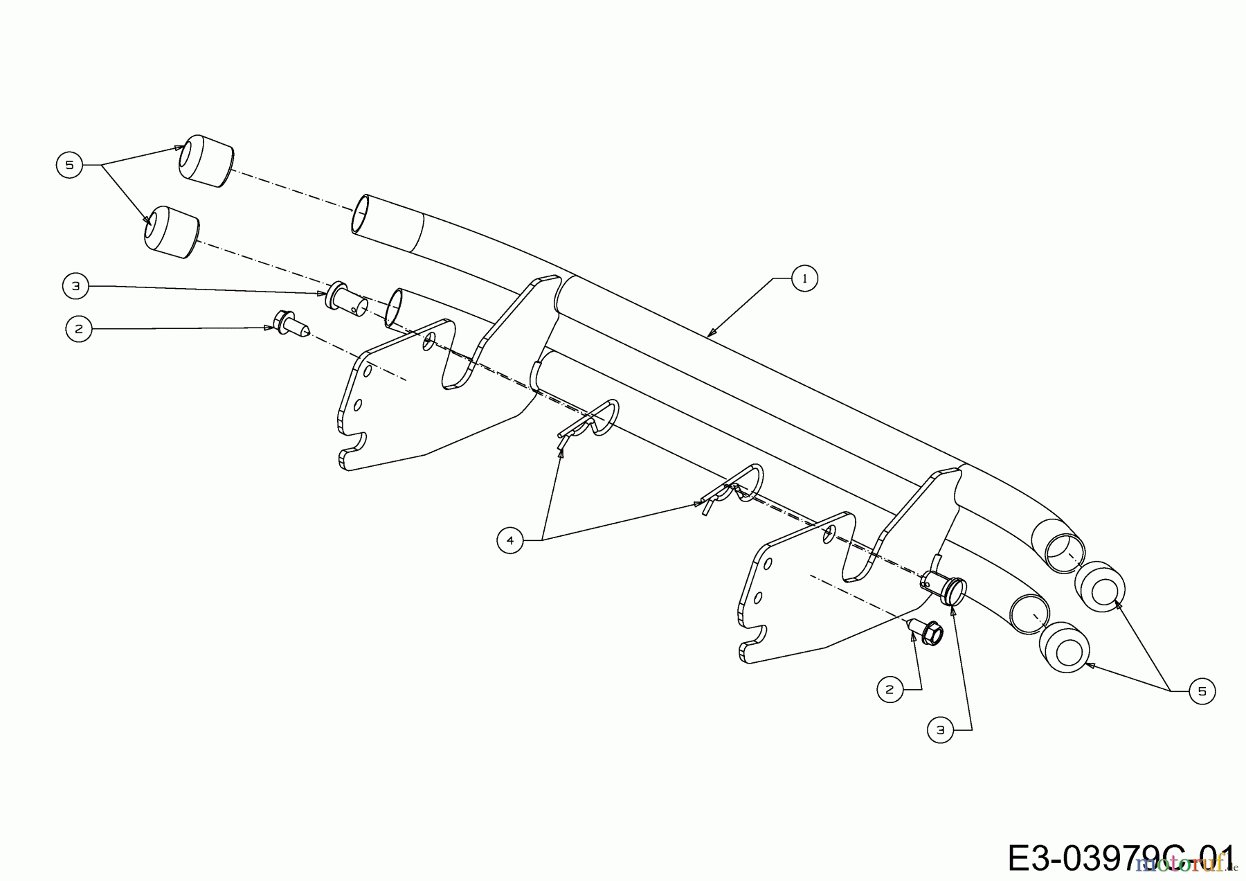  Cub Cadet Rasentraktoren CC 1022 KHT 13HF93AT603  (2014) Stoßstange