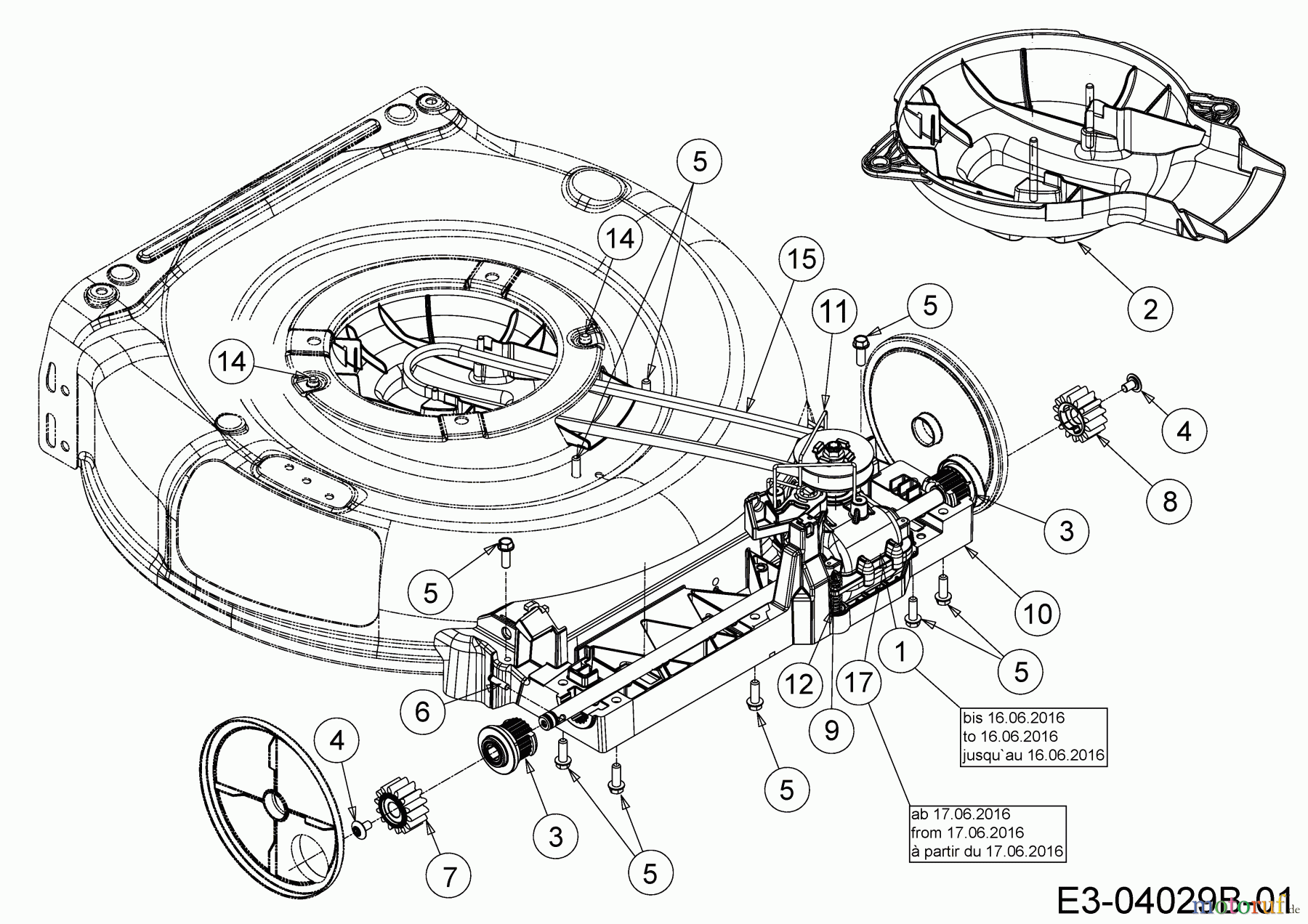MTD Motormäher mit Antrieb Gold 21