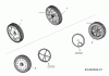 Troy-Bilt TB 260 12AVB21Q309 (2014) Ersatzteile Räder