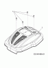 Fleurelle BMH 53 ROHV 12A-85MF619 (2008) Ersatzteile Motorhaube M2
