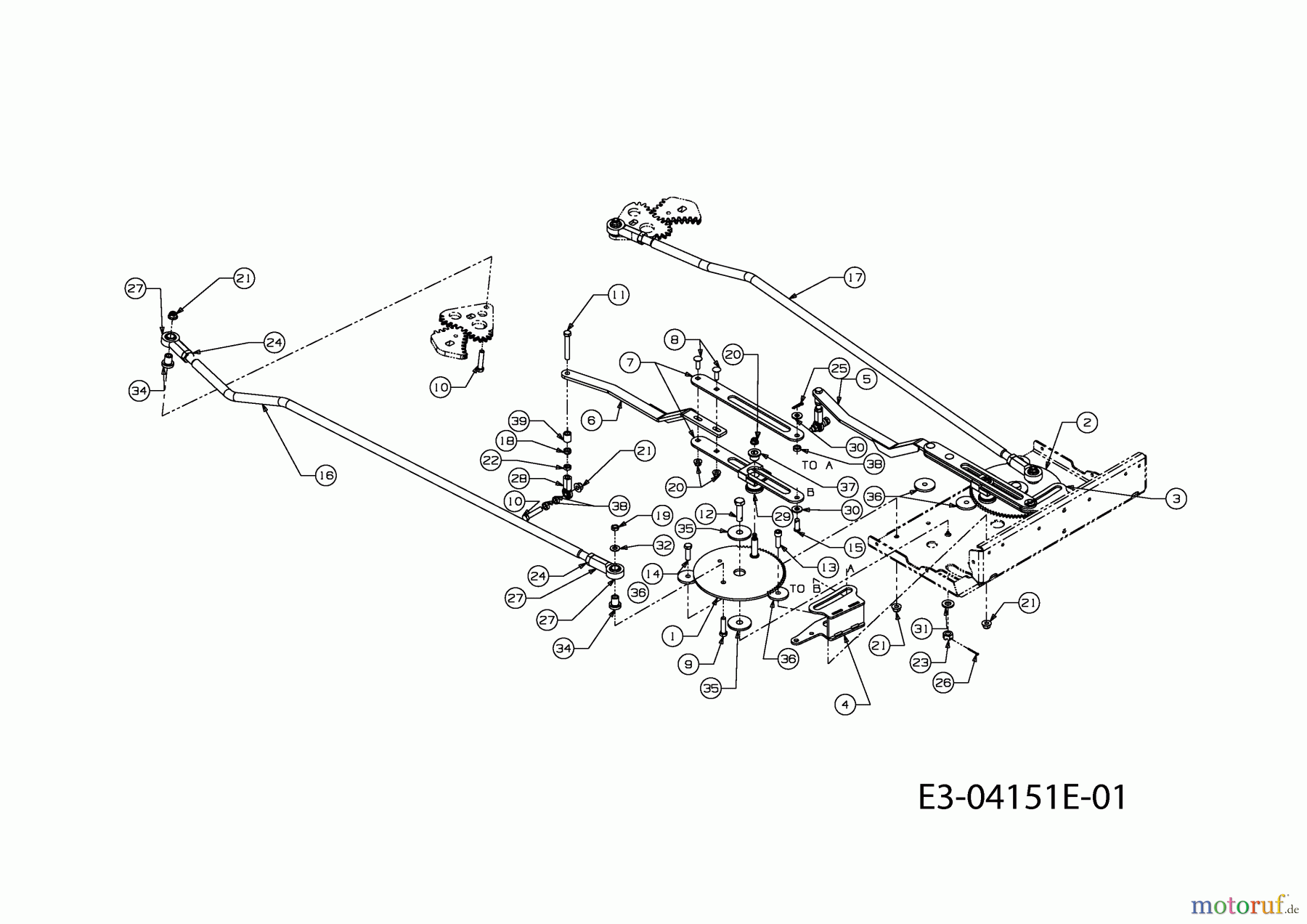  Gutbrod Zero Turn GLX 122 FH 17BT4BFY690  (2011) Lenkung