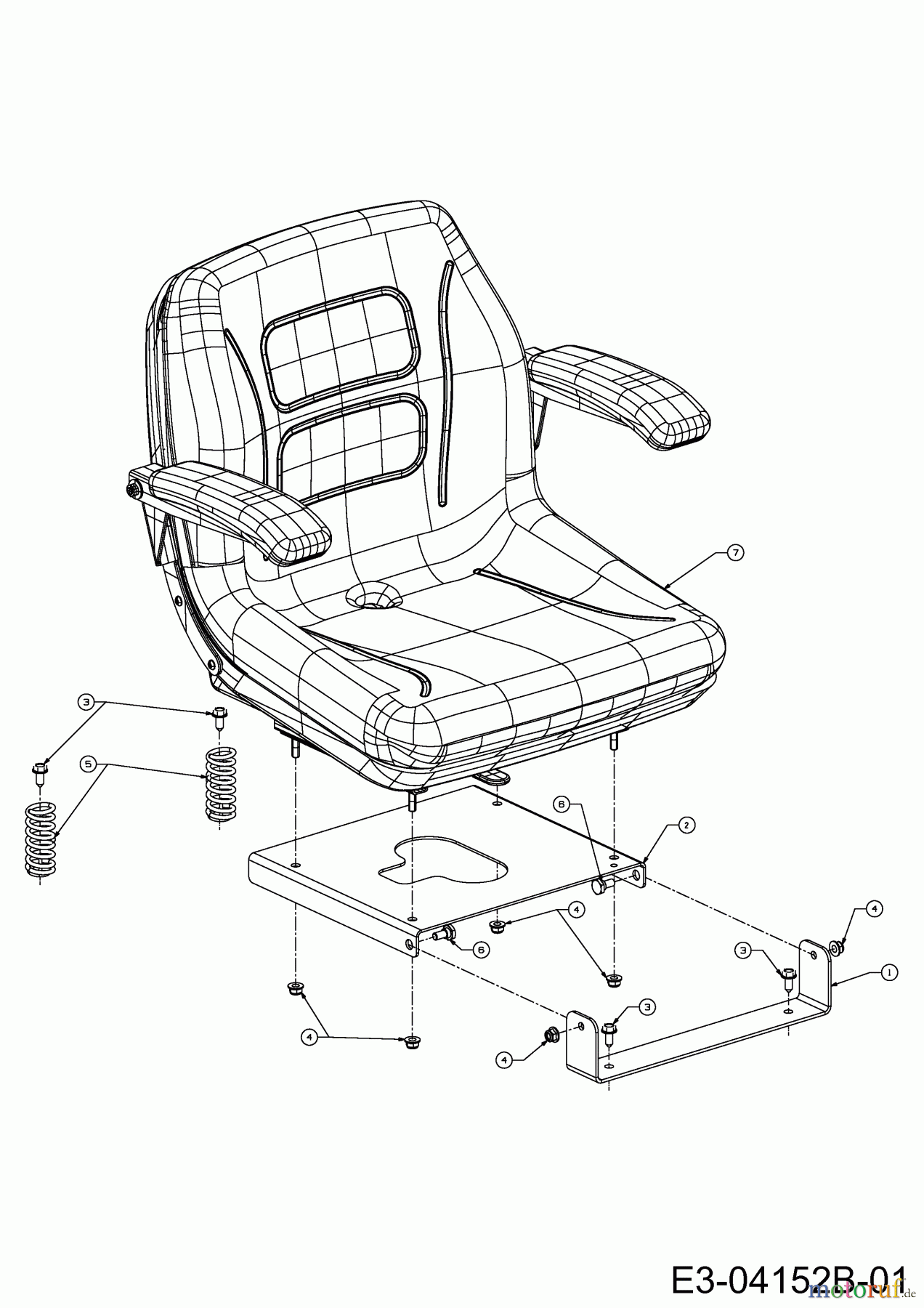 Cub Cadet Zero Turn FMZ 50 17AI4BFP603 (2009) Sitz