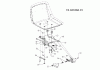 MTD P 155 HZ-G 17AE2ACG678 (2009) Ersatzteile Sitzträger