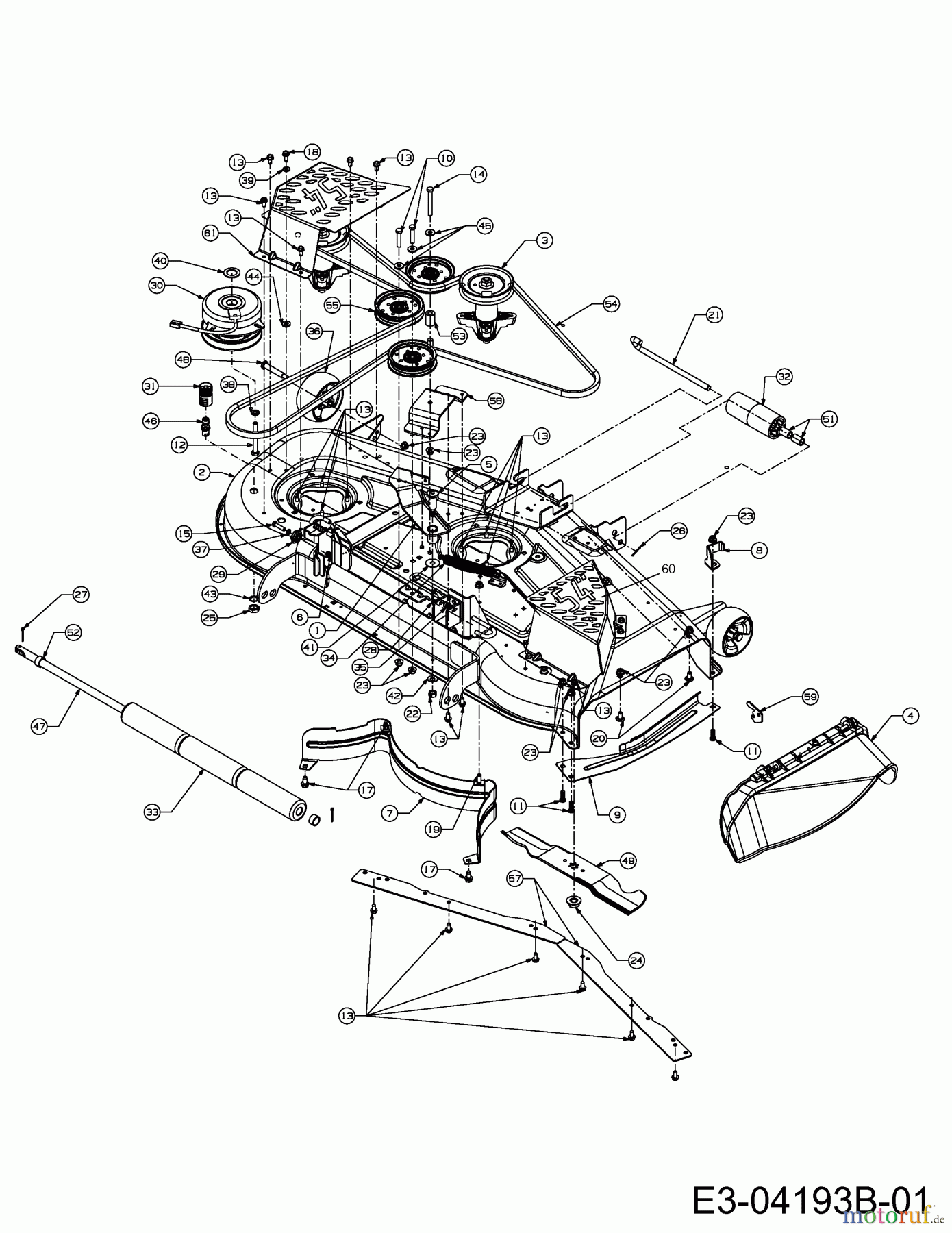  Cub Cadet Zero Turn RZT 54 17AI2ACK603  (2012) Mähwerk K (54