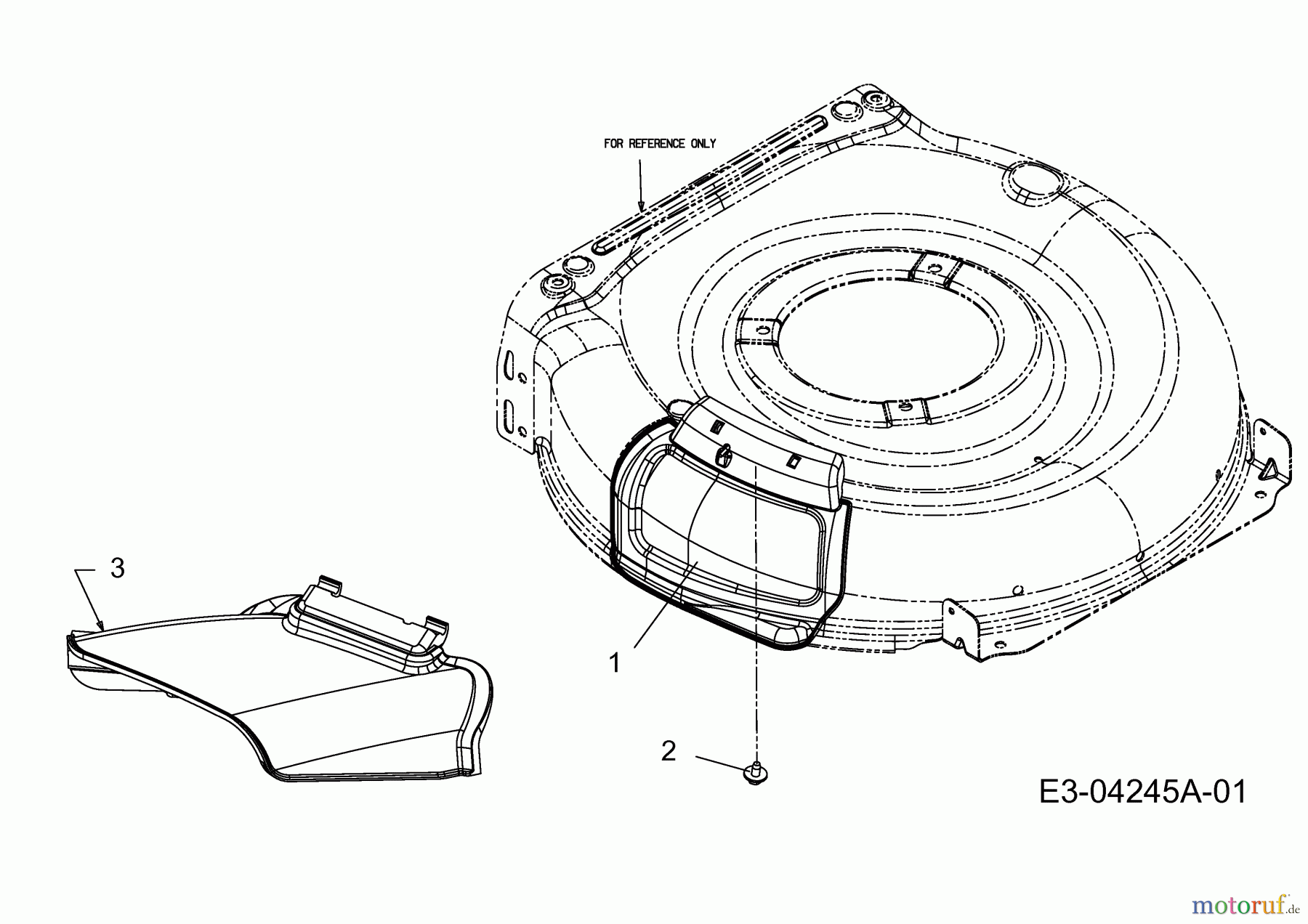 MTD Motormäher Smart 53 MB 11A-A05B600 (2015) Deflektor, Mulchklappe