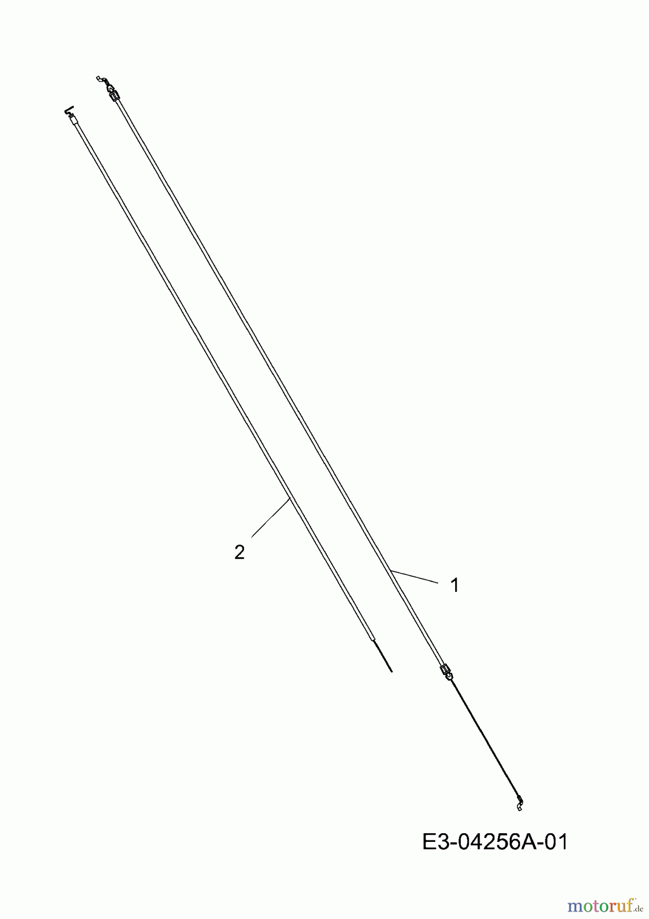 MTD Motormäher mit Antrieb 46 SPHM 12D-J2AQ678 (2008) Bowdenzüge