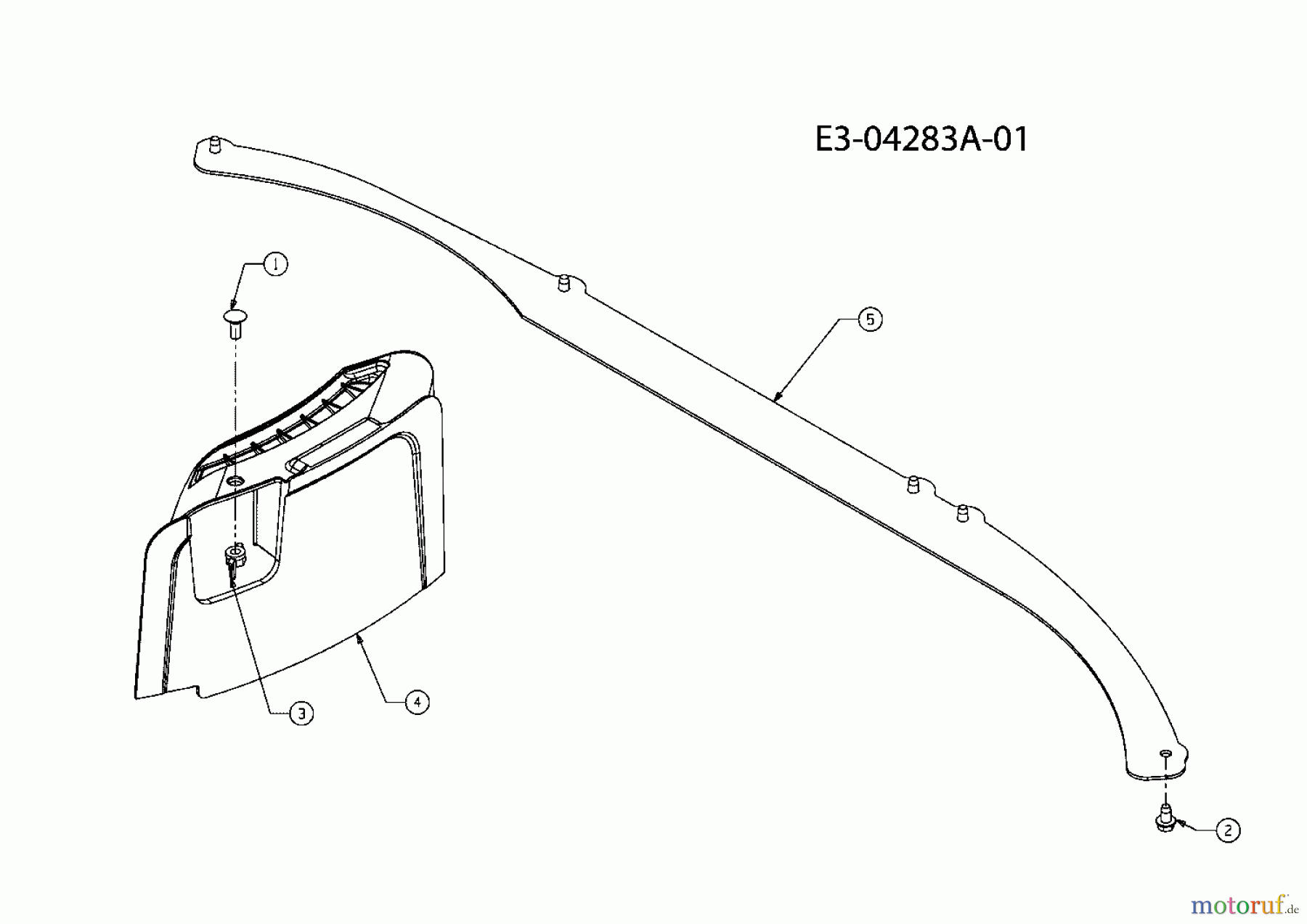 MTD Zero Turn P 155 HZ-G 17AE2ACG678 (2011) Mulch Kit