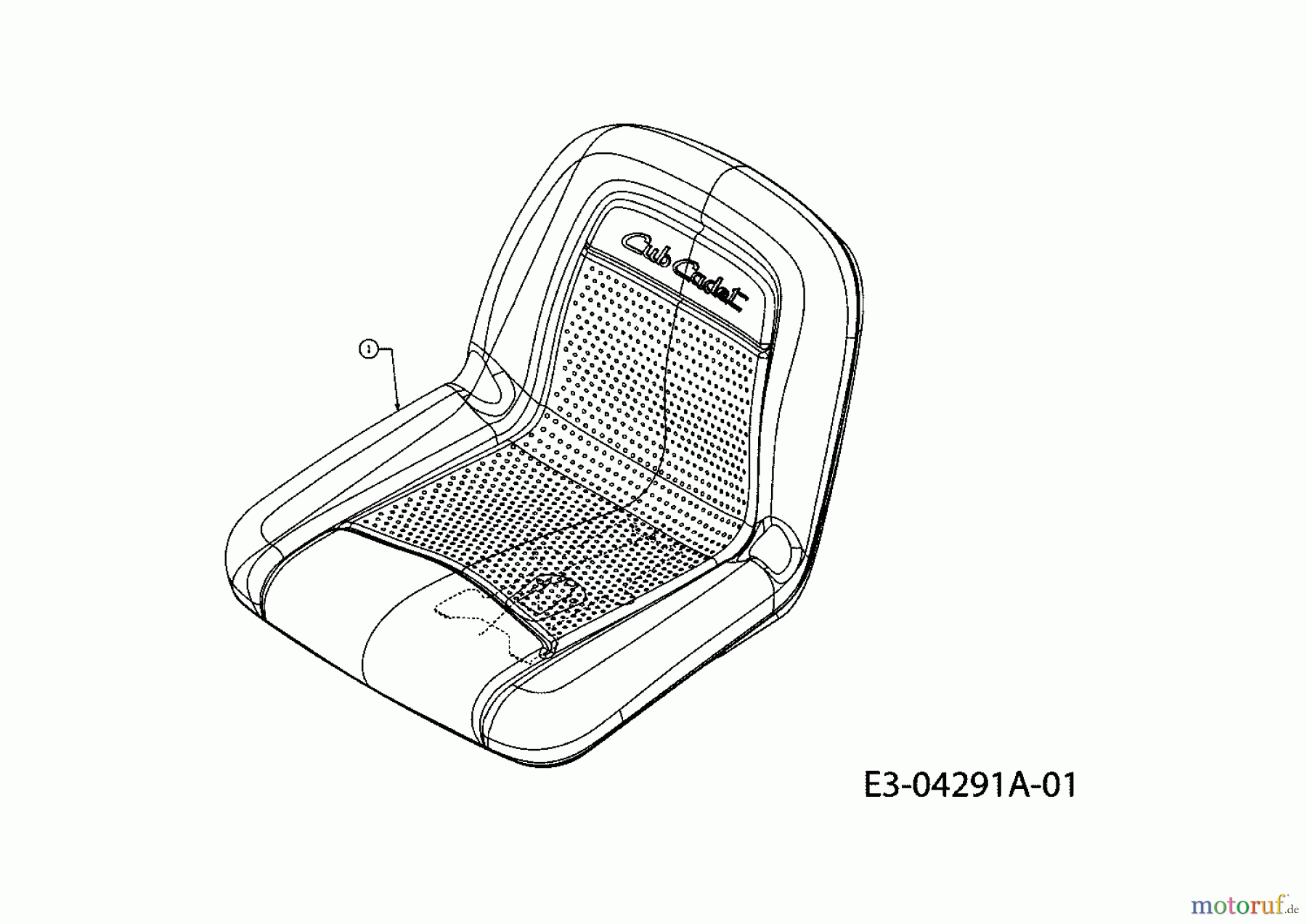 Cub Cadet Zero Turn i 1050 17AF9BKP330 (2012) Sitz