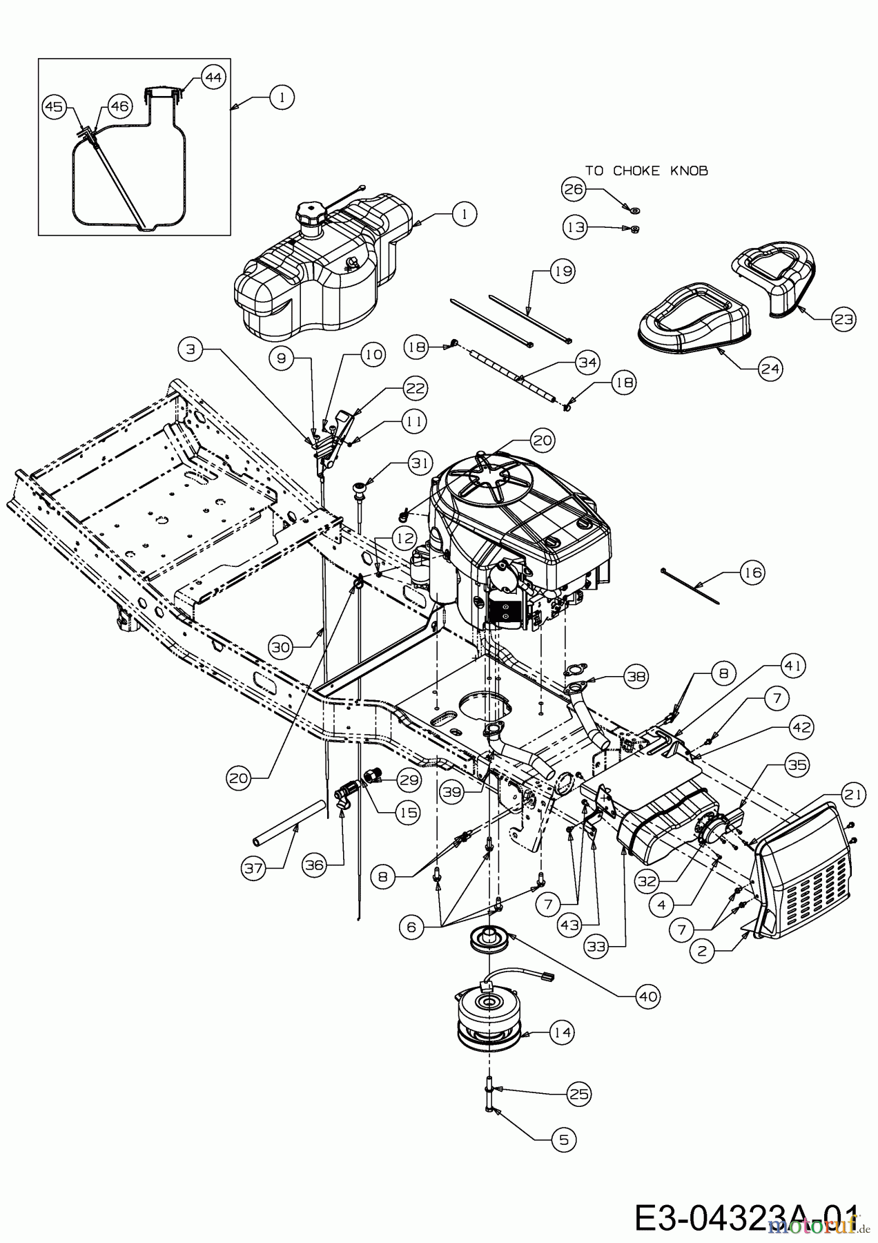  Cub Cadet Zero Turn FMZ 50 17AI4BFP603  (2008) Motorzubehör