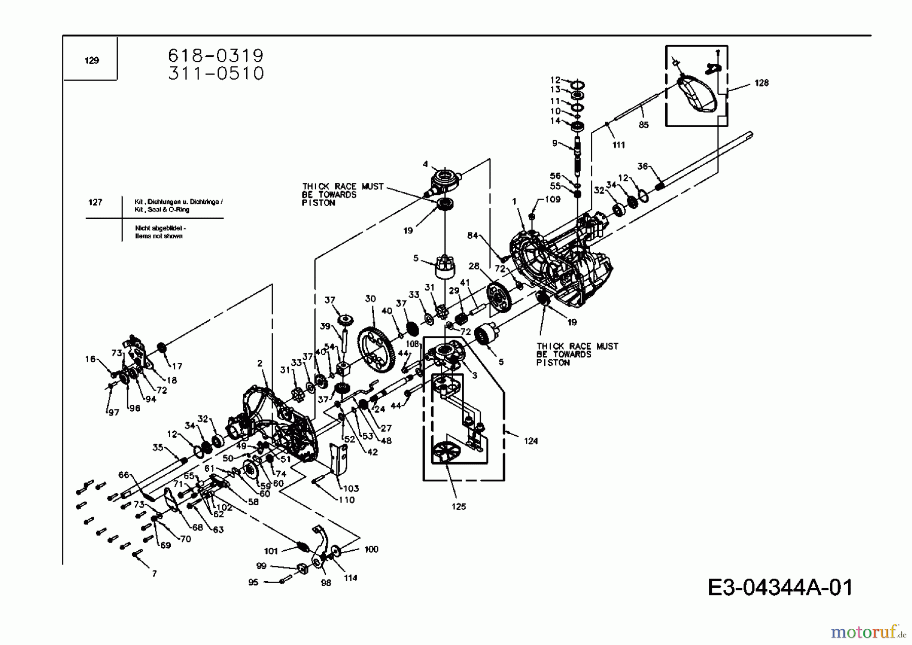 Verts Loisirs Rasentraktoren VLK2 25H127 13AI61TP617 (2008) Hydrostat