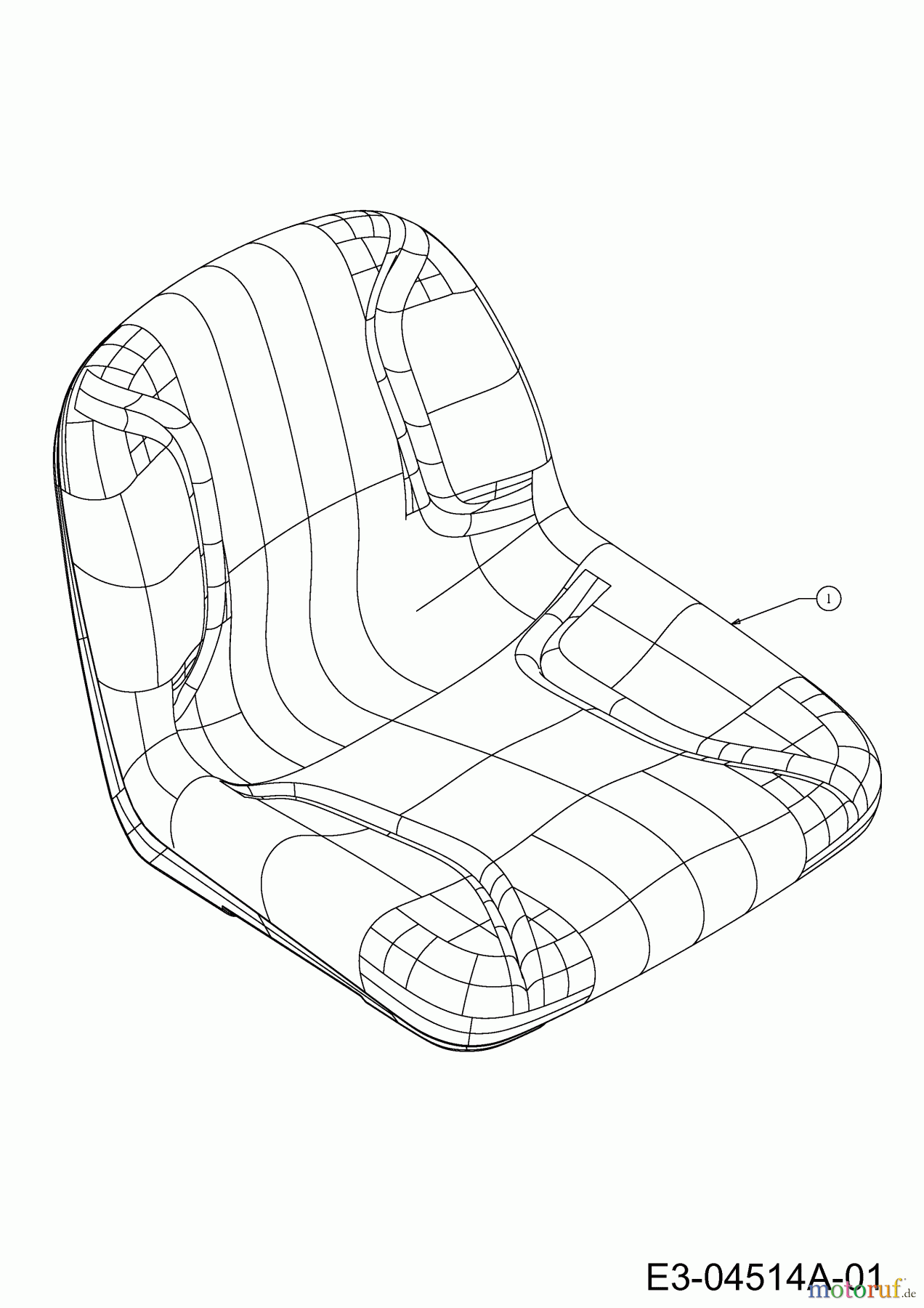 Greenbase Rasentraktoren V 180 I 13HT99KE618 (2016) Sitz, Sitzschalter