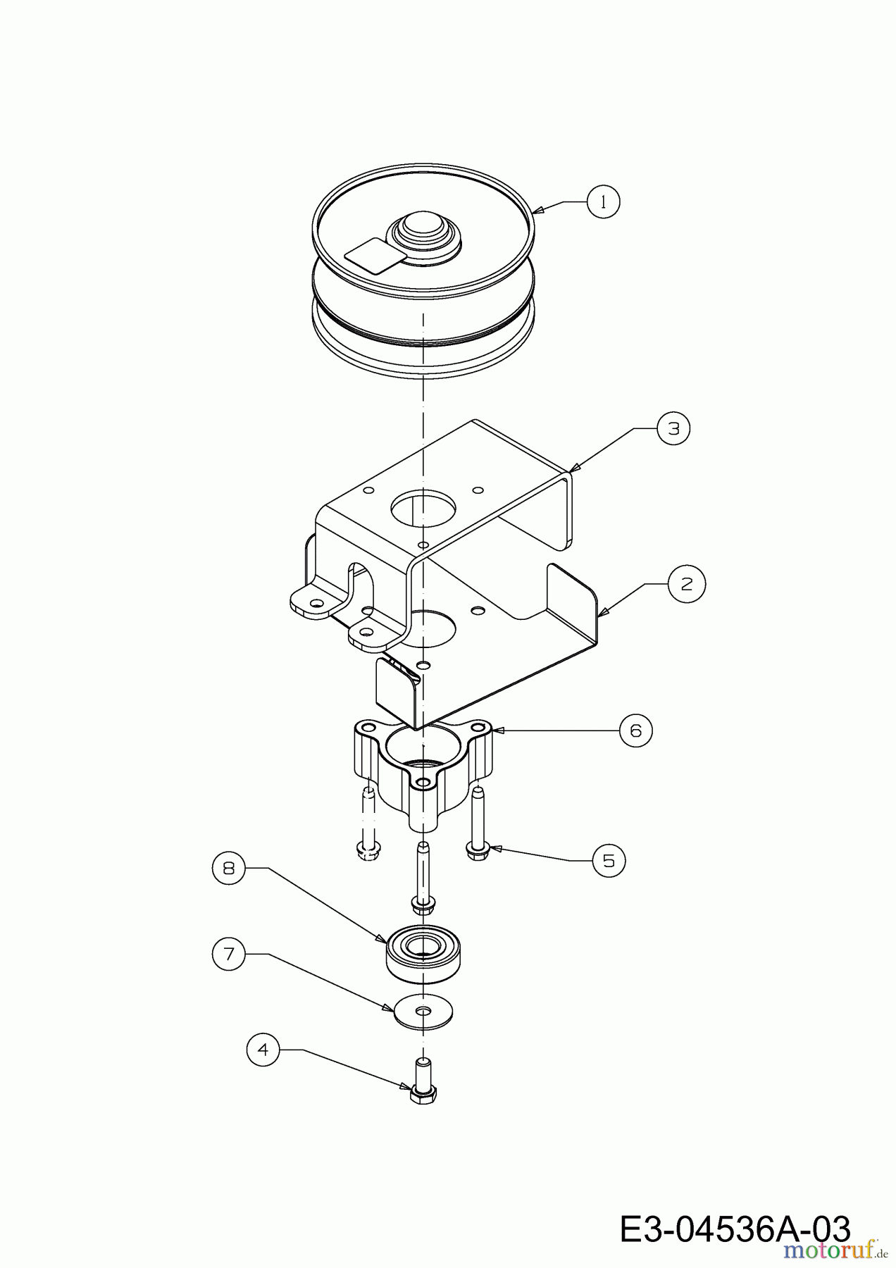  Yard-Man Rasentraktoren AP 9220 K 13AF90YP643  (2009) Variator