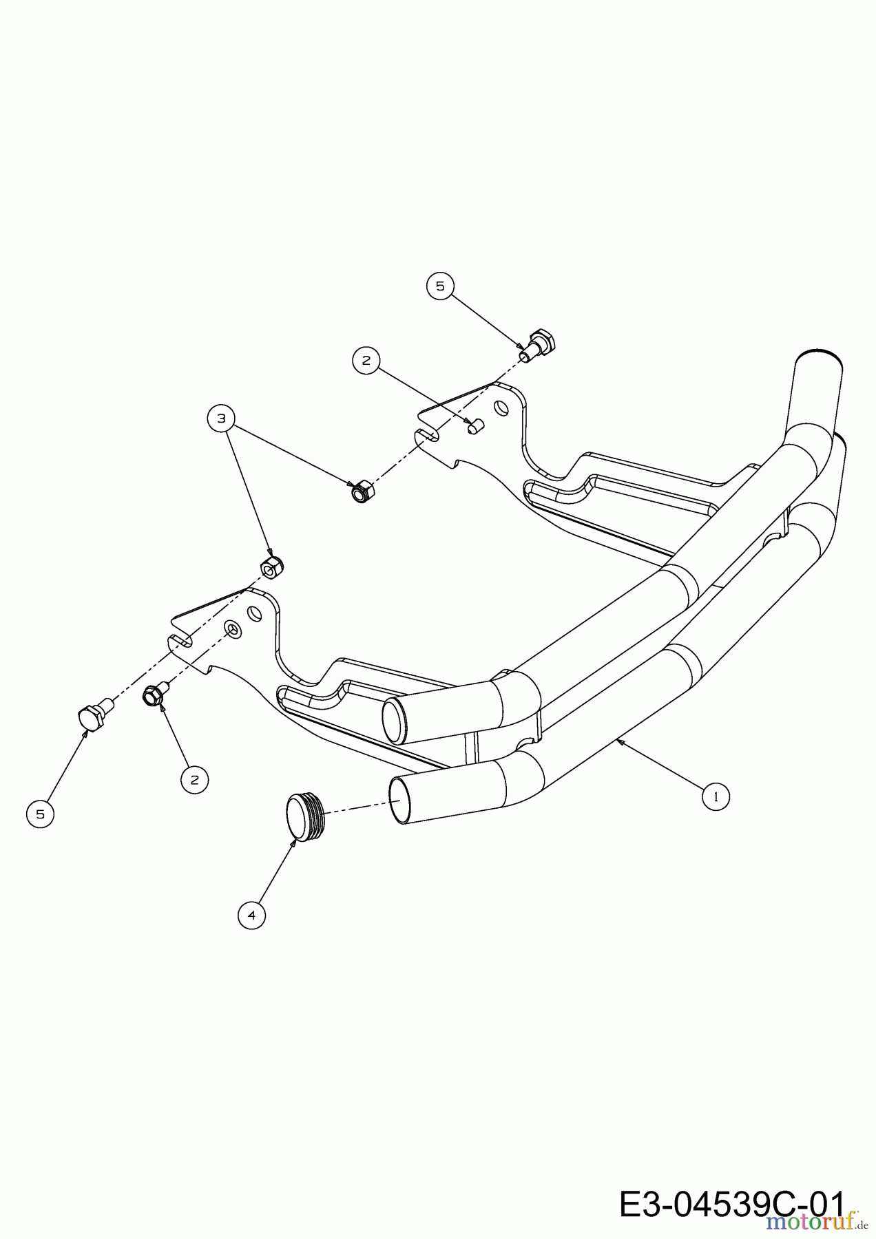 Cub Cadet Gartentraktoren CC 1224 KHP 14BI94AP603 (2012) Stoßstange