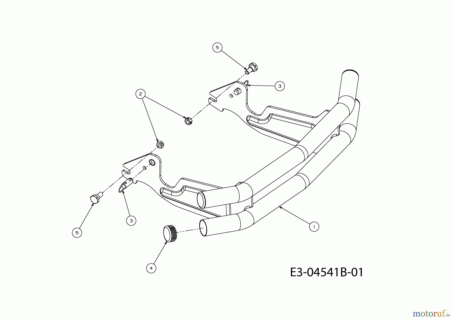  Cub Cadet Rasentraktoren CC 1017 13AV91AF603  (2011) Stoßstange