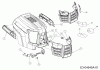 Cub Cadet CC 1225 13AI92AP603 (2009) Ersatzteile Motorhaube A-Style