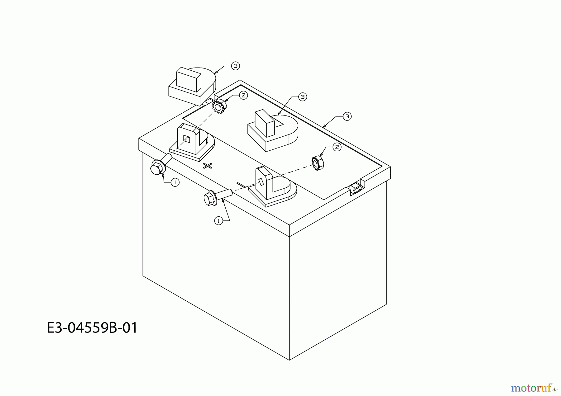  Yard-Man Rasentraktoren AF 9150 13AV90YF643  (2010) Batterie
