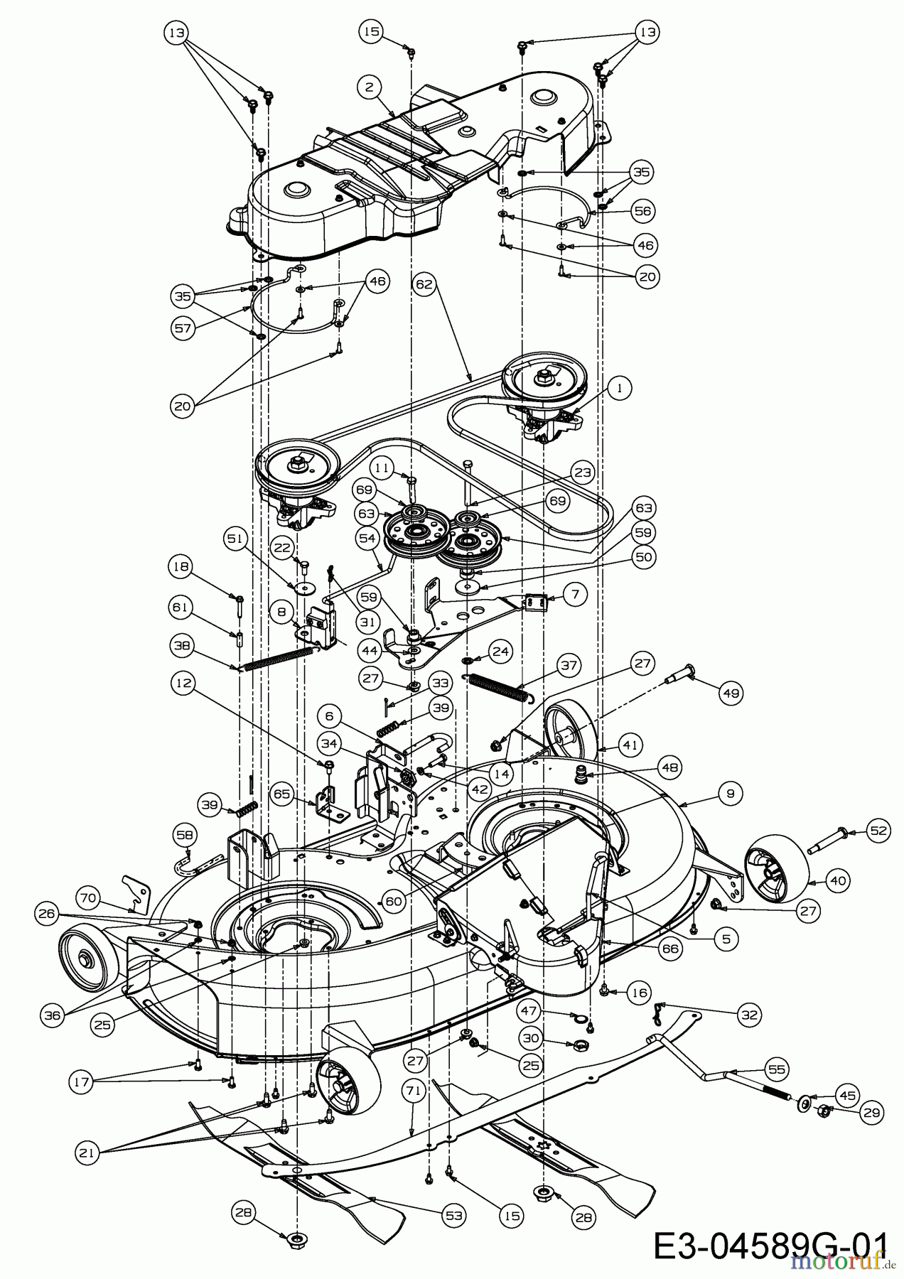  Massey Ferguson Rasentraktoren MF 42-18 ASD 13AD90GG695  (2015) Mähwerk G (42