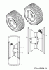 Cub Cadet CC 1225 13AI92AP603 (2009) Ersatzteile Räder vorne 16x6.5