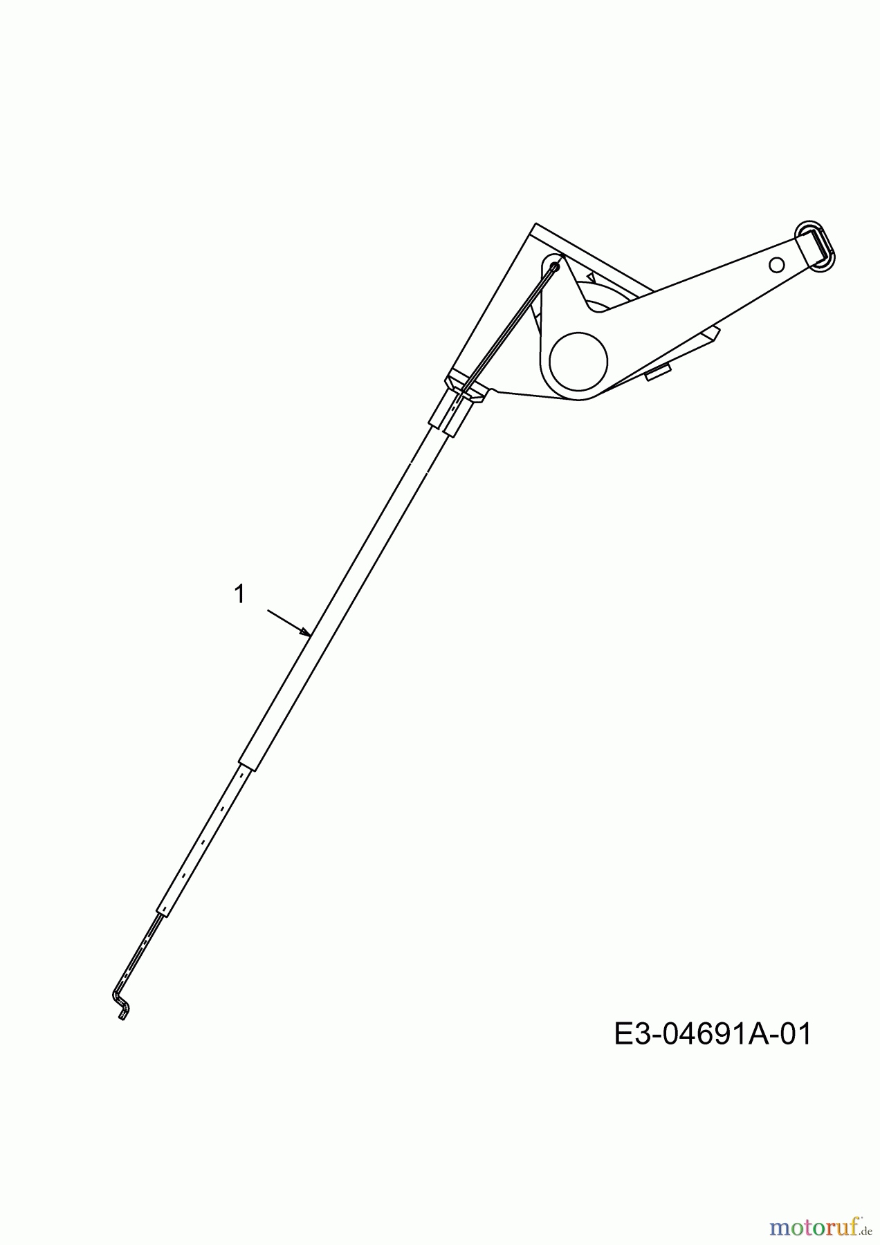Stiga (MTD) Rasentraktoren 12,5-96 13AC660F647 (2004) Chokezug