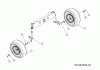 MTD 125/96 13AH650F752 (2005) Ersatzteile Räder vorne 13x5