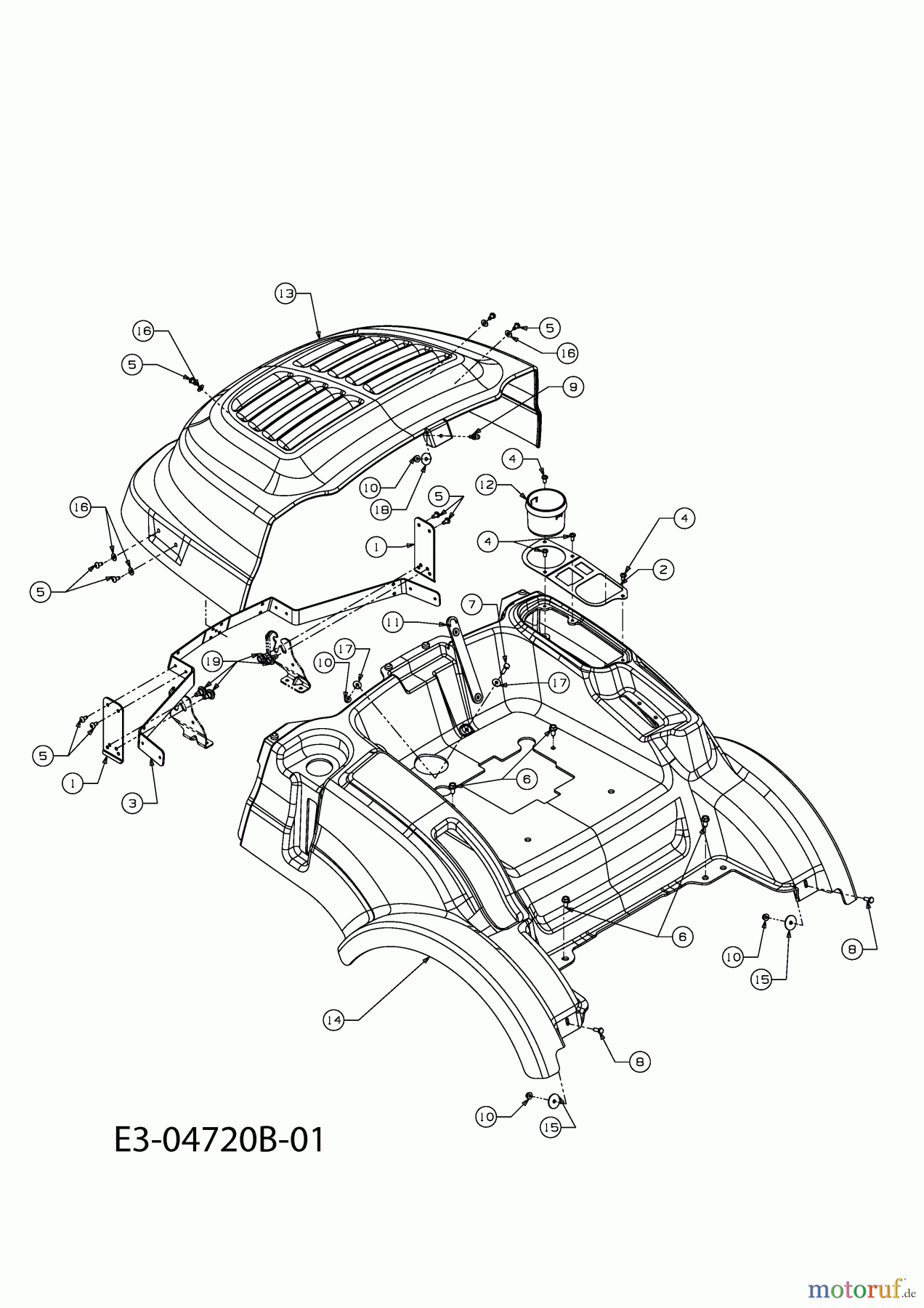  Massey Ferguson Zero Turn MF 50-22 FMZ 17AI4BFP695  (2010) Sitzwanne