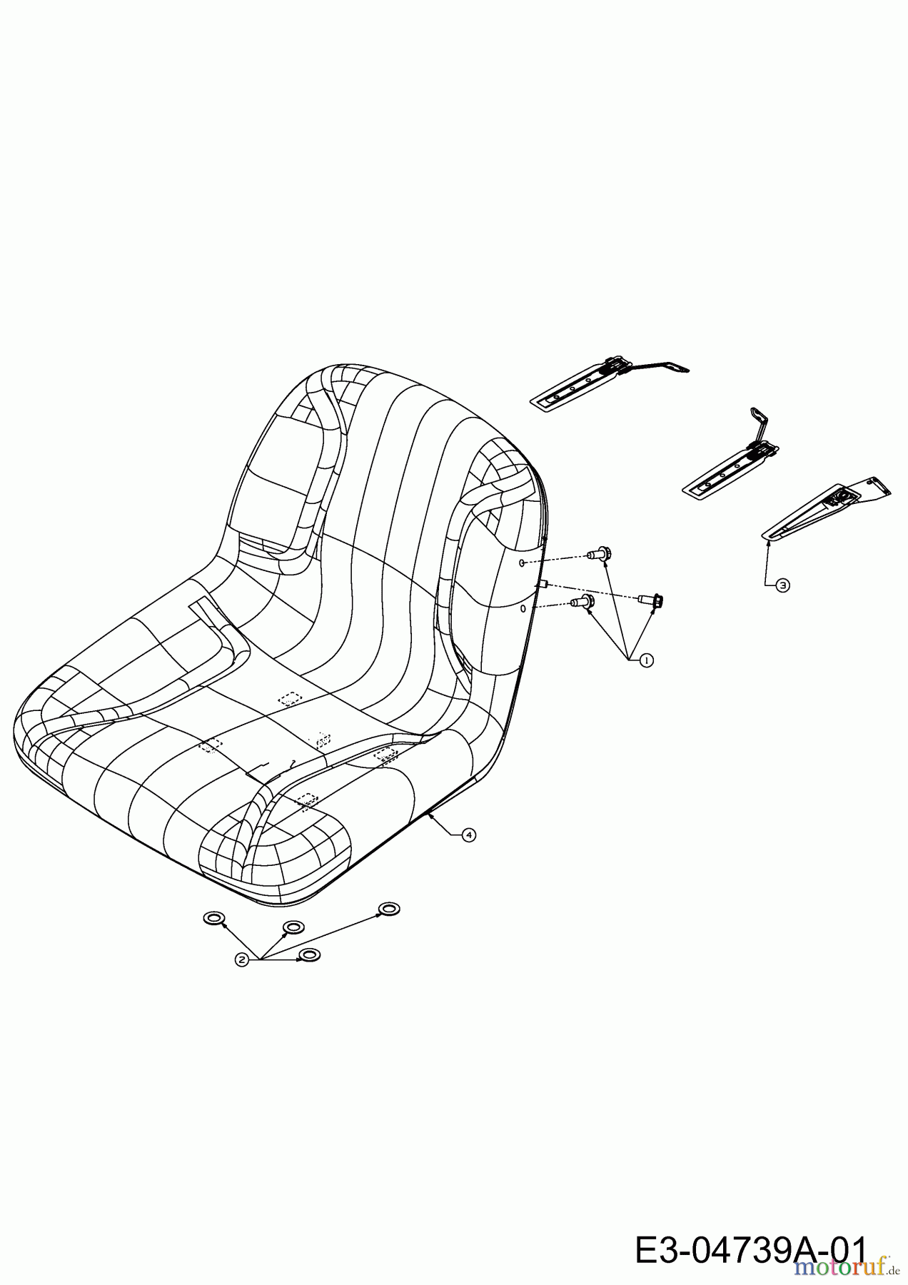  Cub Cadet Zero Turn All Rounder 1050 17AI9BKP603  (2010) Sitz