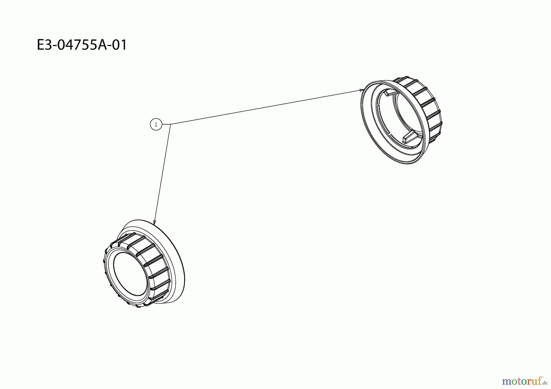  Cub Cadet Rasentraktoren CC 1022 13AF91AG603  (2010) Radkappen