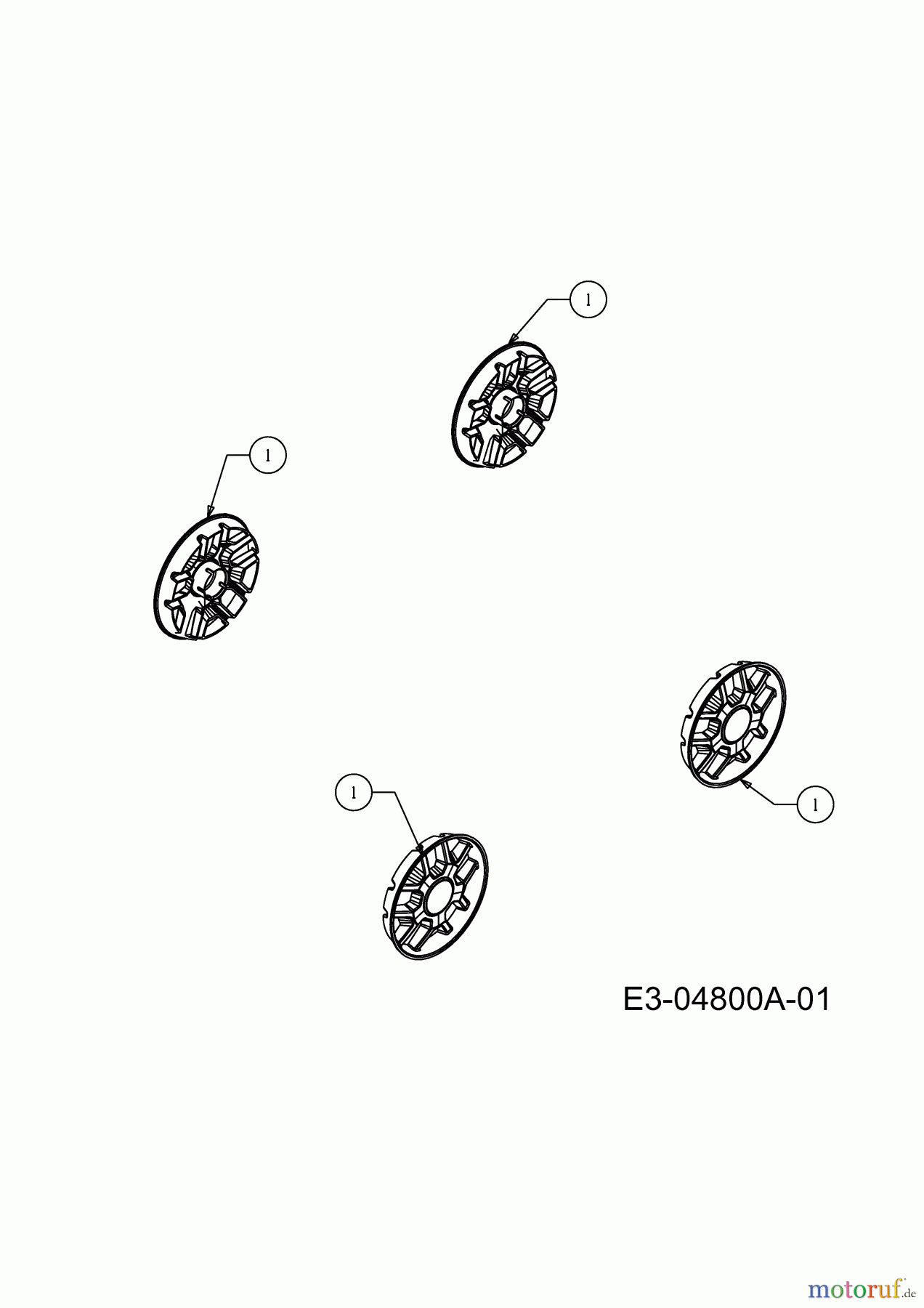  Black-Line Motormäher BL 4046 11C-J10G683  (2010) Radkappen